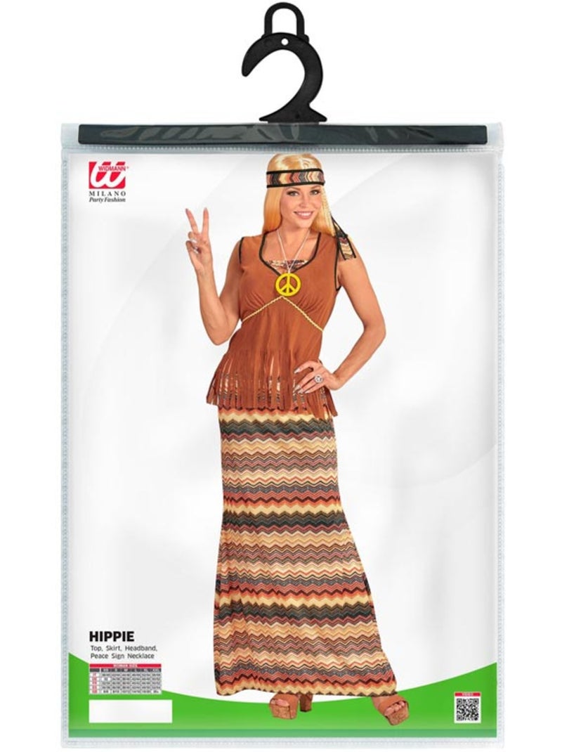Fantasia hippie com listras coloridas Multicolorido - Kiabi