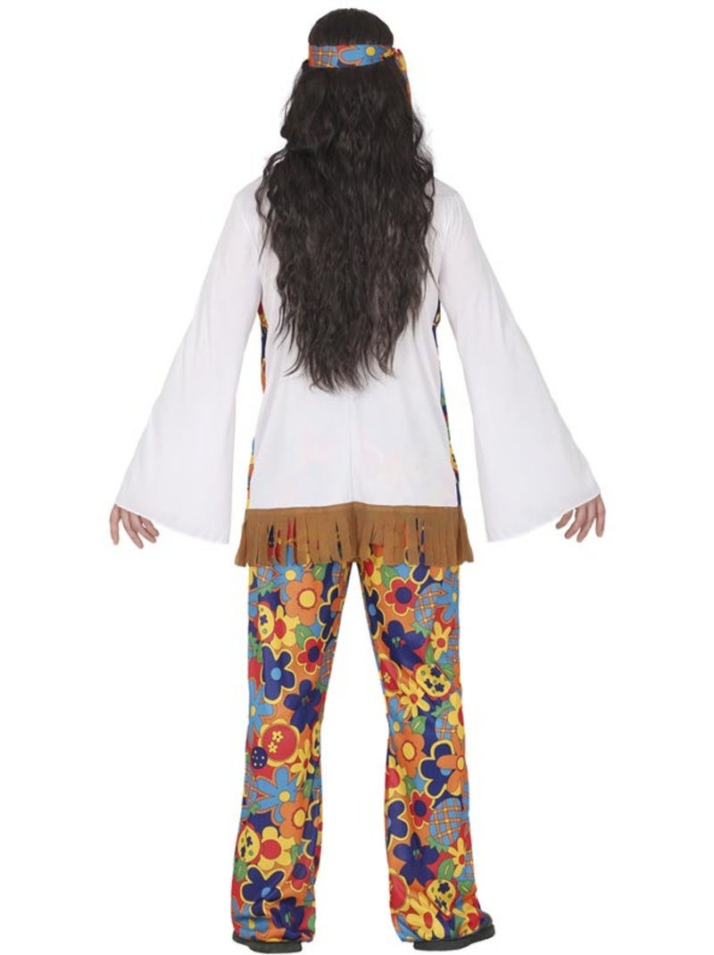 Fantasia Hippie de Flor Multicolorido - Kiabi