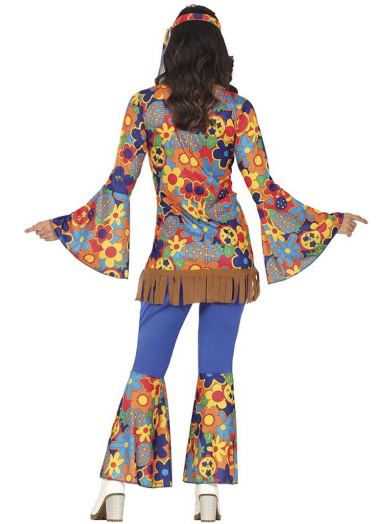 Fantasia Hippie de Flor Multicolorido - Kiabi