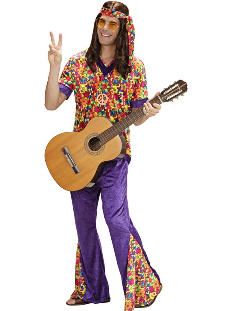 Fantasia Hippie de Sino de Veludo Multicolorido - Kiabi