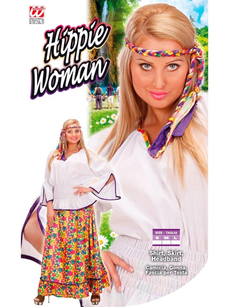 Fantasia Hippie de Veludo Multicolorido - Kiabi