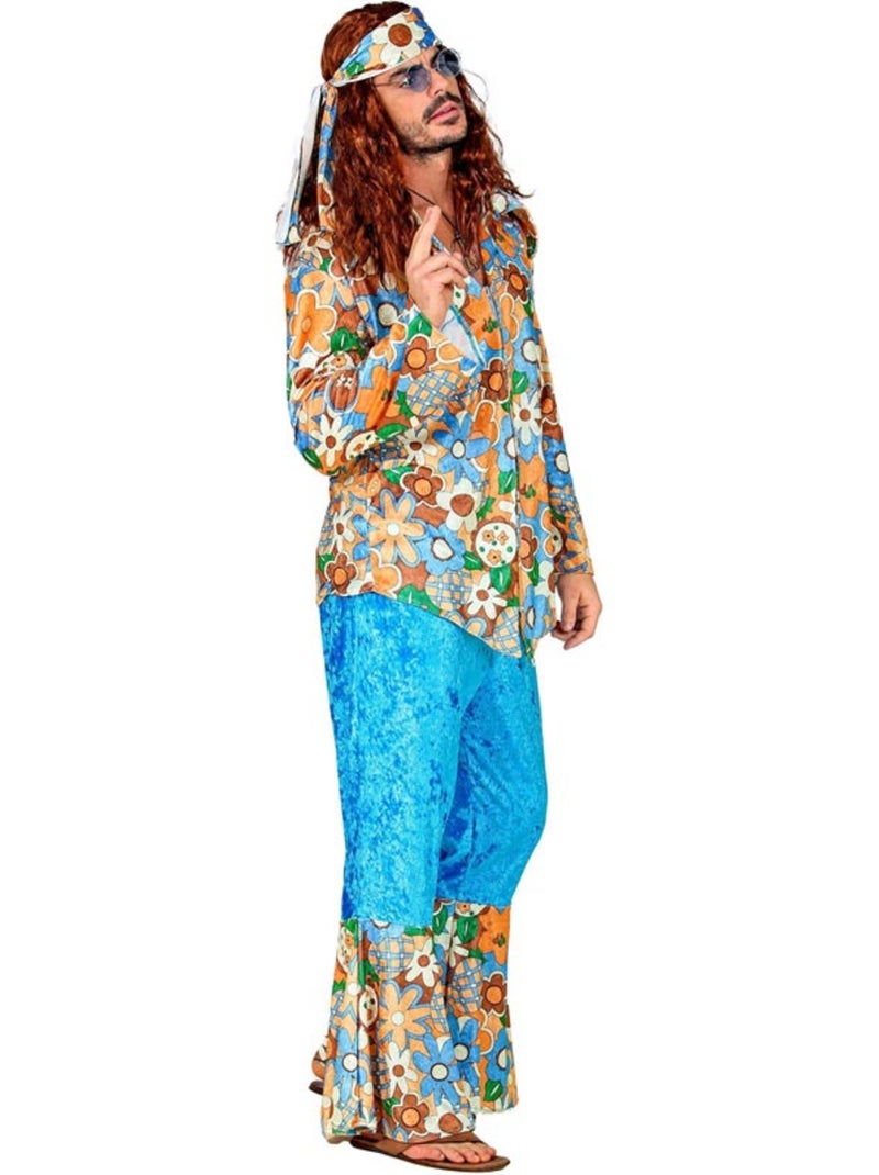 Fantasia Hippie de Veludo Multicolorido - Kiabi