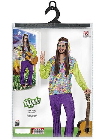 Fantasia hippie de veludo roxo