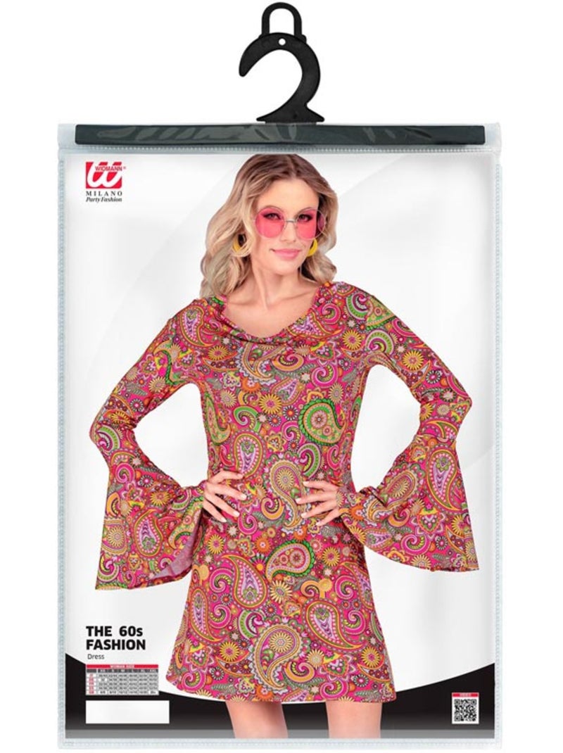 Fantasia hippie dos anos 60 Paisley Multicolorido - Kiabi