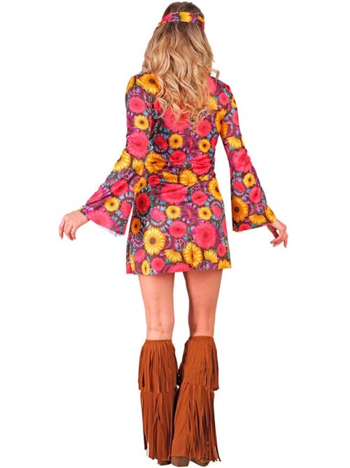 Fantasia hippie floral com franjas. - Kiabi