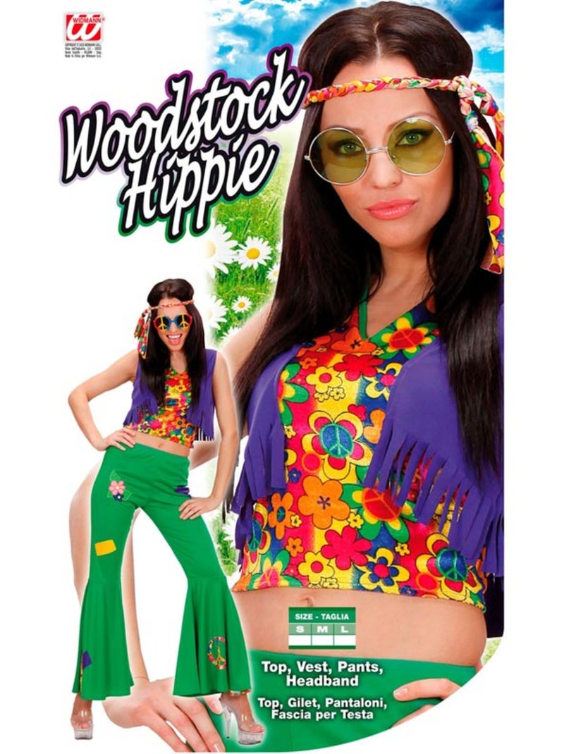 Fantasia Hippie Multicolorido - Kiabi
