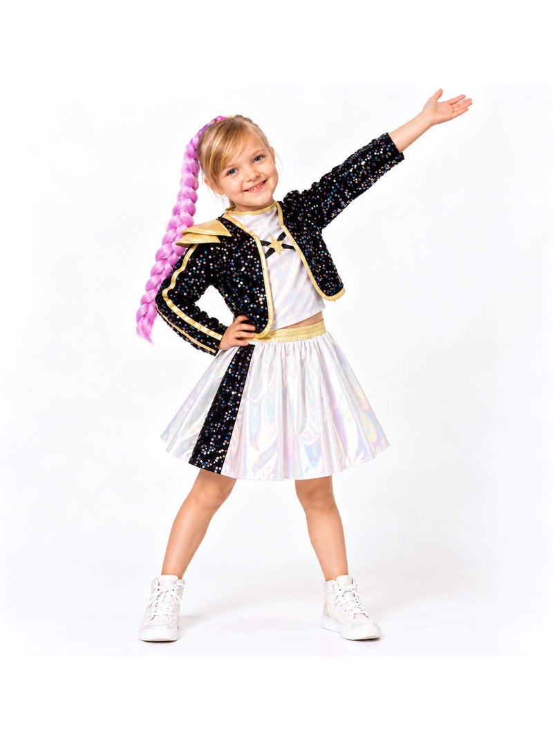 Fantasia infantil conjunto pop star | great pretenders Preto - Kiabi