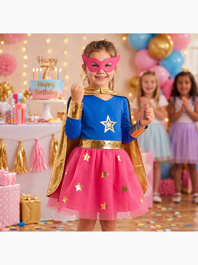Fantasia infantil de super-heroína | labay Azul - Kiabi