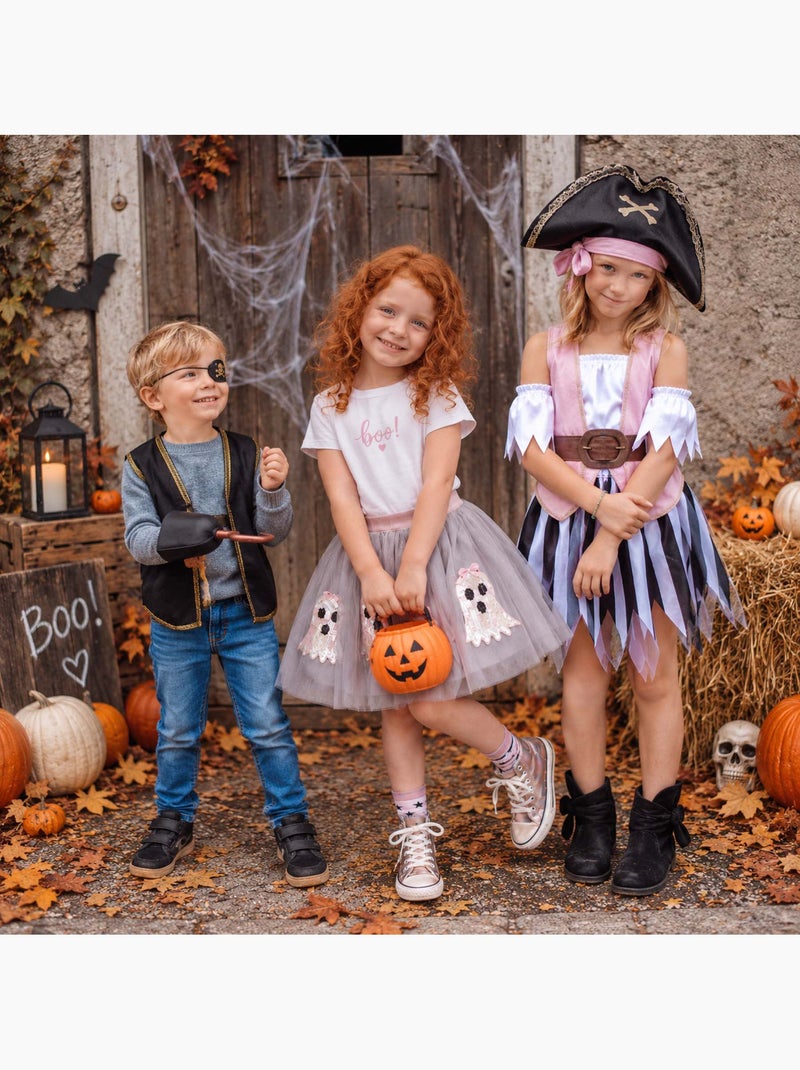 Fantasia infantil saia tutu fantasma halloween | great pretenders Cinza - Kiabi