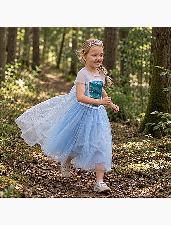 Fantasia infantil vestido da princesa elsa | labay