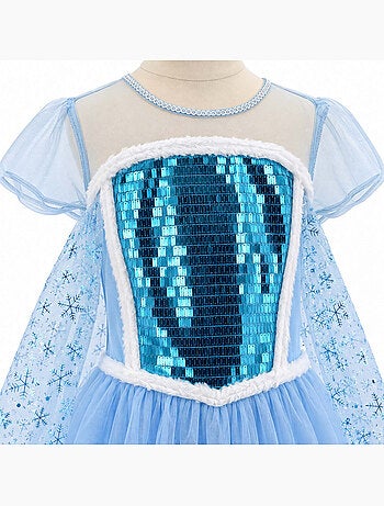 Fantasia infantil vestido da princesa elsa | labay