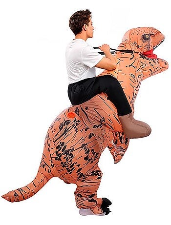 Fantasia inflável de dinossauro