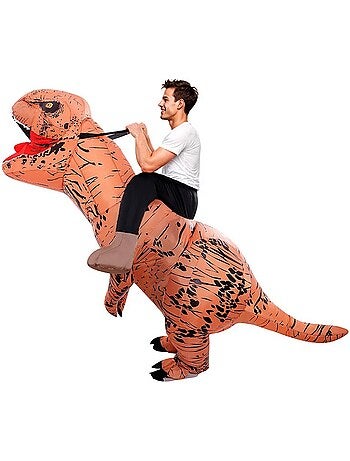 Fantasia inflável de dinossauro