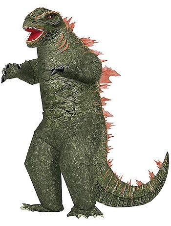 Fantasia inflável de dinossauro mutante