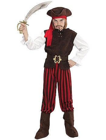 Fantasia listrada de pirata do Caribe