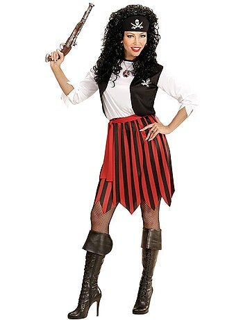 Fantasia listrada de pirata do Caribe