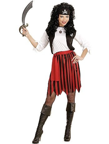 Fantasia listrada de pirata do Caribe