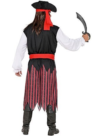Fantasia listrada de pirata do Caribe