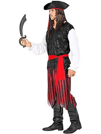 Fantasia listrada de pirata do Caribe