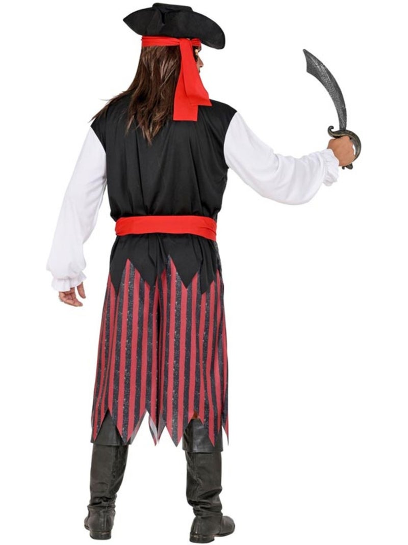 Fantasia listrada de pirata do Caribe Multicolorido - Kiabi