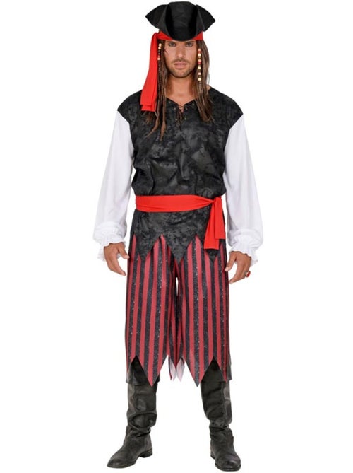 Fantasia listrada de pirata do Caribe - Kiabi