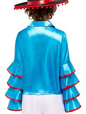 Fantasia ou camisa com máscara de Rumbero tradicional