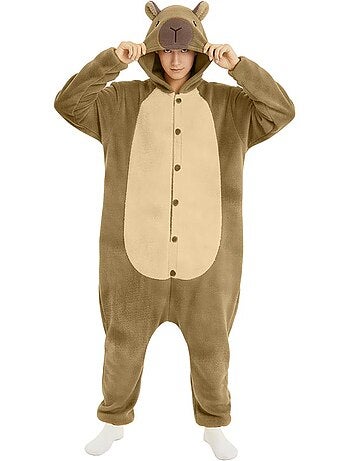Fantasia ou pijama de capivara