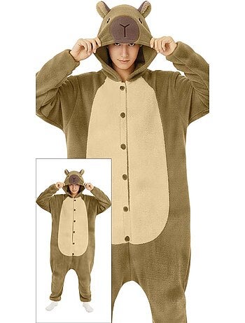 Fantasia ou pijama de capivara