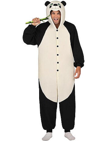 Fantasia ou pijama de panda com capuz.