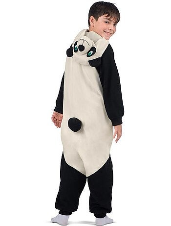 Fantasia ou pijama de panda com capuz.