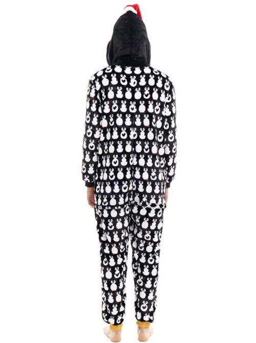 Fantasia ou pijama de pinguim natalino com capuz. - Kiabi