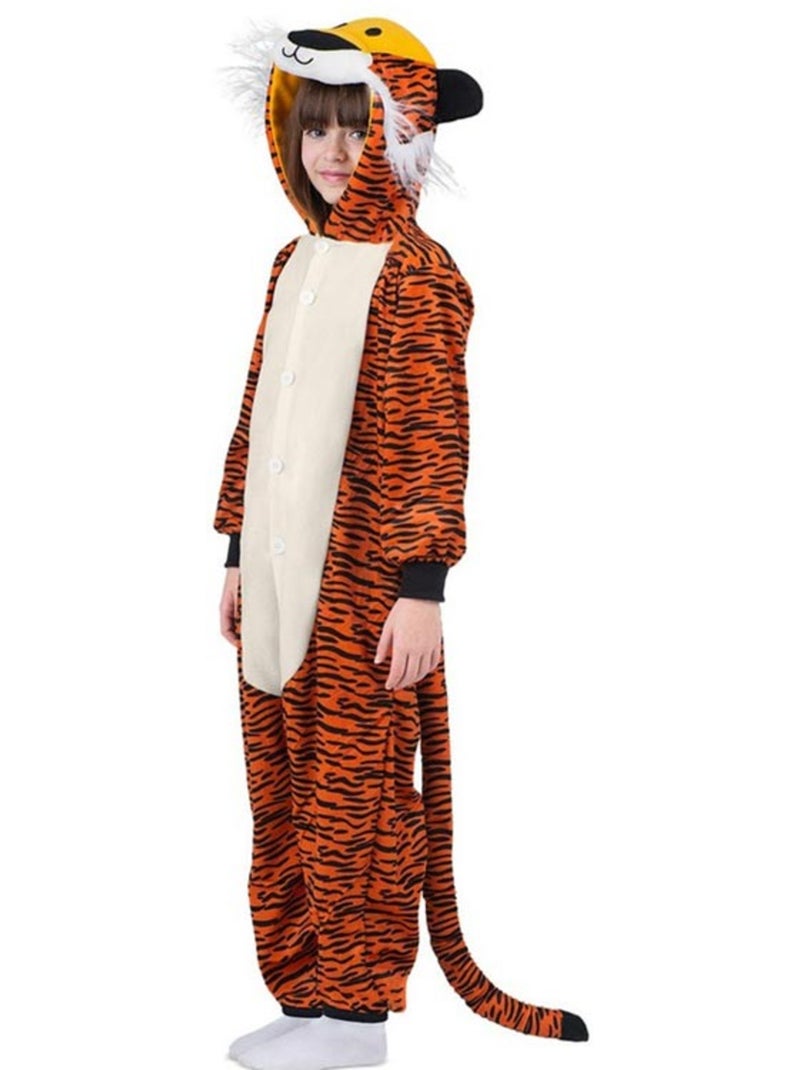 Fantasia ou pijama de tigre negro com capuz. Multicolorido - Kiabi