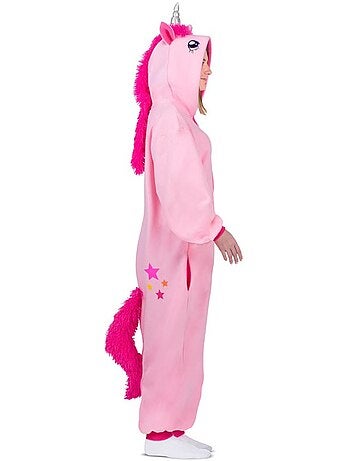 Fantasia ou pijama de unicórnio com capuz.