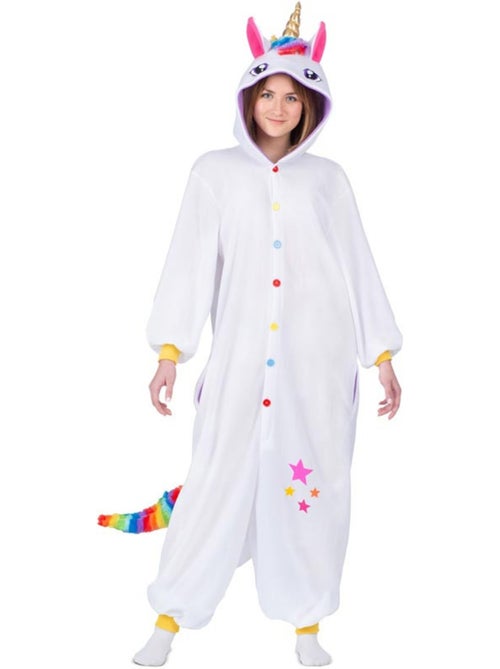 Fantasia ou pijama de unicórnio com capuz. - Kiabi
