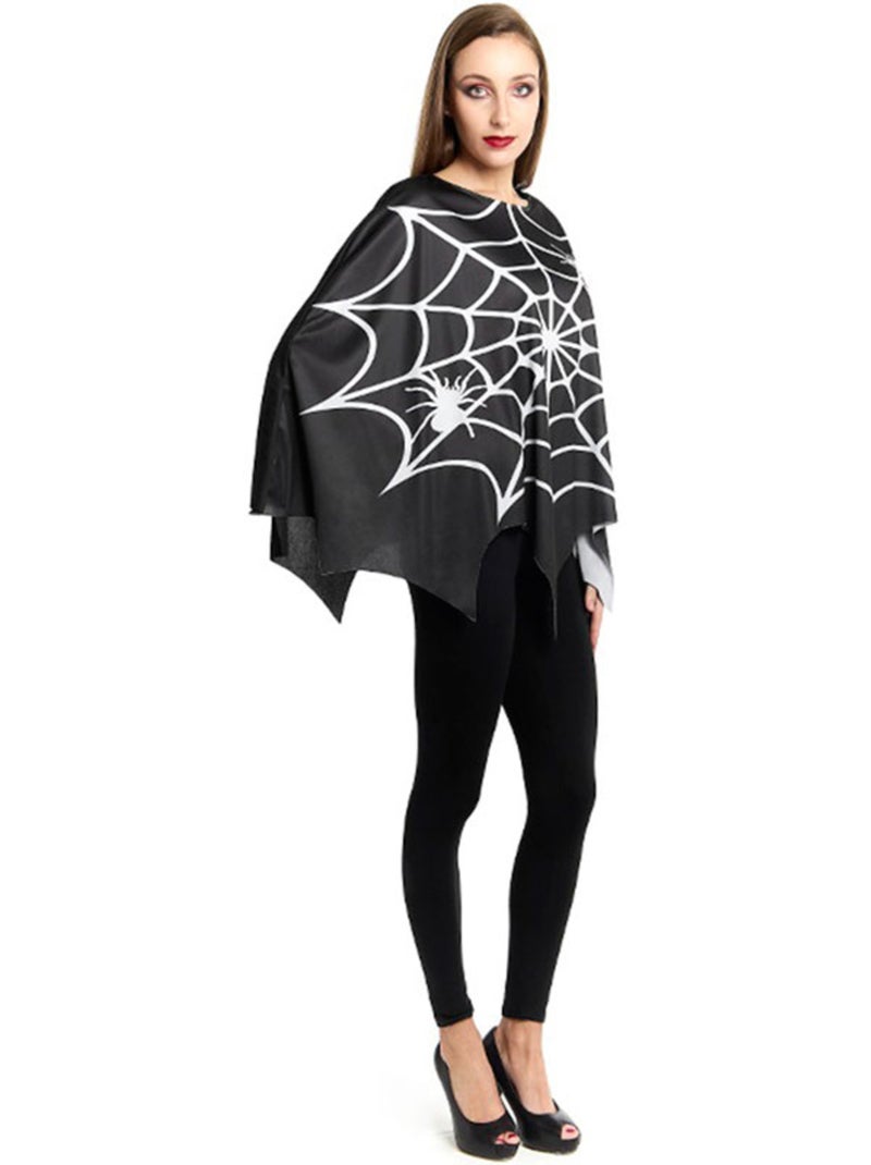 Fantasia ou poncho de teia de aranha assustadora Multicolorido - Kiabi