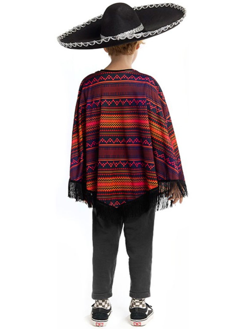 Fantasia ou poncho mexicano de Catrina Multicolorido - Kiabi