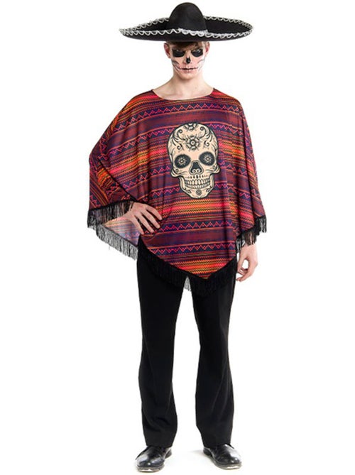 Fantasia ou poncho mexicano de Catrina - Kiabi