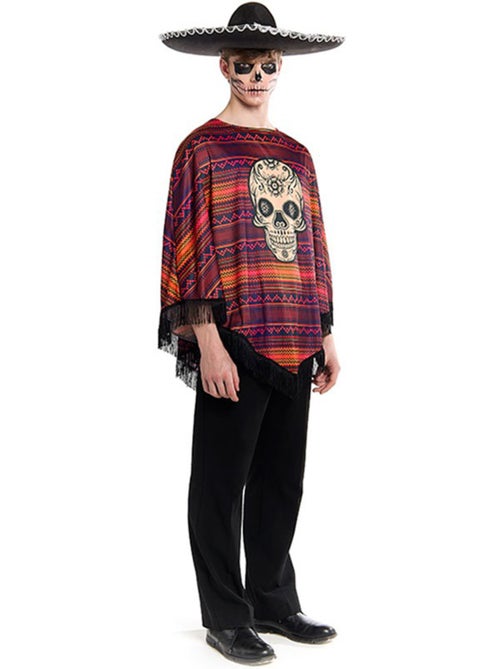 Fantasia ou poncho mexicano de Catrina - Kiabi