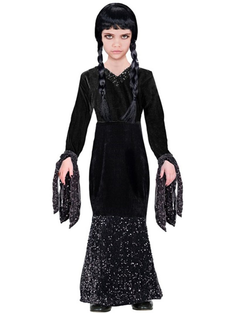Fantasia Sinistra com Glitter Multicolorido - Kiabi