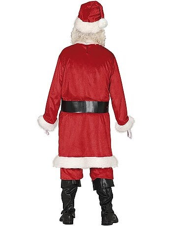 Fantasia tradicional de Papai Noel com chapéu.