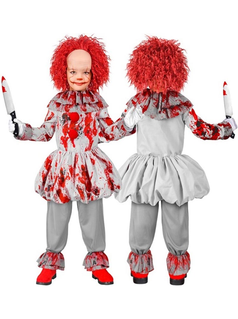 Fantasia vintage de palhaço de terror Multicolorido - Kiabi