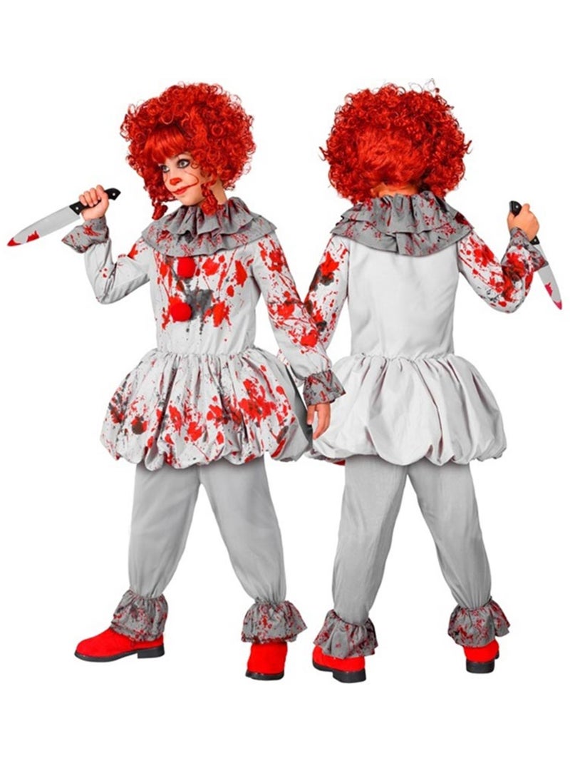 Fantasia vintage de palhaço de terror Multicolorido - Kiabi