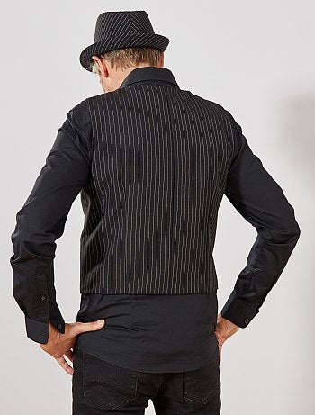 Fato colete às riscas - Kiabi