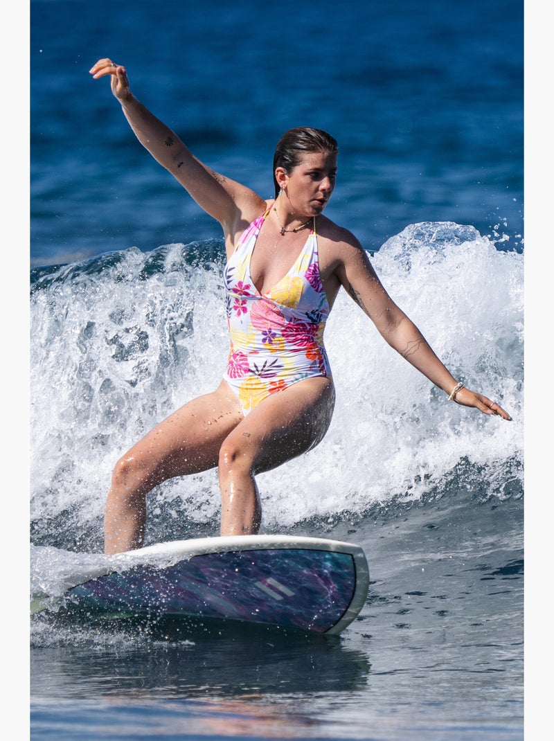 Fato de banho 1 peça - branco - longboard Branco - Kiabi