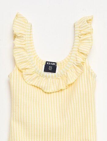 Fato de banho 1 peça com folhos