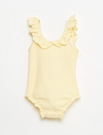 Fato de banho 1 peça com folhos