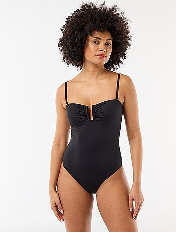 Fato de banho 1 peça decote quadrado