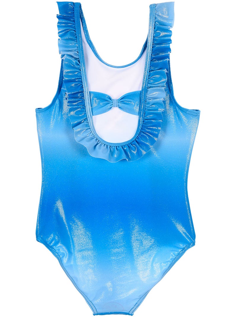 Fato de banho 1 peça frozen azul menina | licença oficial Azul - Kiabi