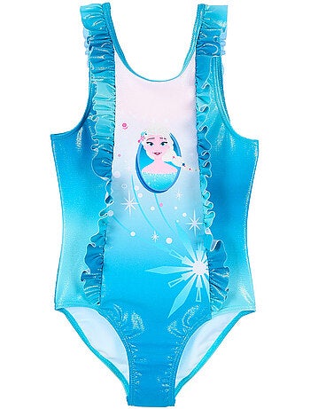Fato de banho 1 peça frozen turquesa menina | licença oficial