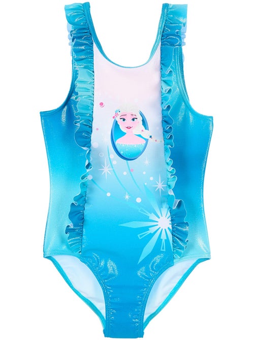 Fato de banho 1 peça frozen turquesa menina | licença oficial - Kiabi Fato de banho 1 peça frozen turquesa menina | licença oficial - Kiabi